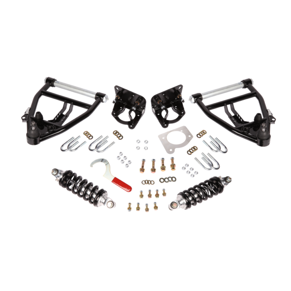 Coil-Over Conversion Kit, 71-87 C10, Front, Double Adj., BB, Lower Arms Only