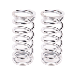 Aldan American Coil-Over-Spring, 250 lbs./in. Rate, 8 in. Length, 2.5 in. I.D. Chrome, Pair