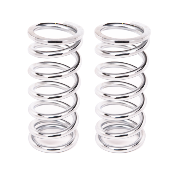 Aldan American Coil-Over-Spring, 250 lbs./in. Rate, 8 in. Length, 2.5 in. I.D. Chrome, Pair