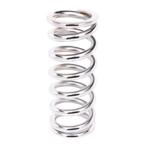 Aldan American Coil-Over-Spring, 200 lbs./in. Rate, 9 in. Length, 2.5 in. I.D. Chrome, Each