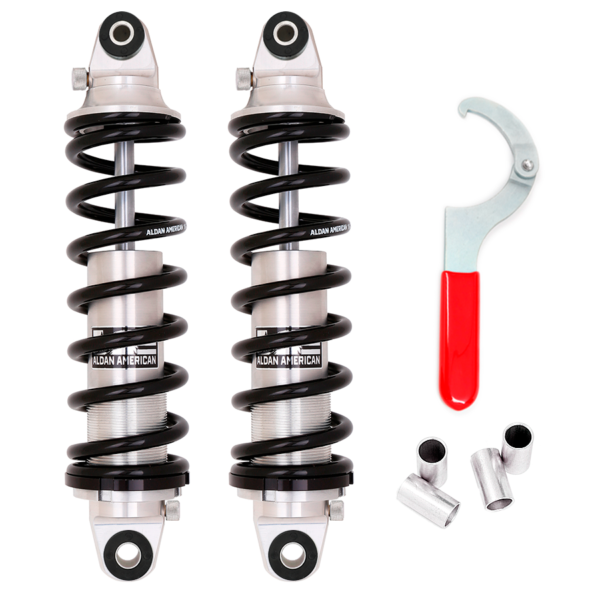 Aldan American Coil-Over Kit, Striker, Double Adj. 14.00 in. Extended, Spring, 160 lbs./in. BK