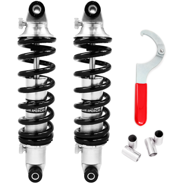 Aldan American Coil-Over Kit, Striker, Double Adj. 17.00 in. Extended, Spring, 140 lbs./in. BK